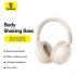 Baseus Bass 35 Max Wireless / Wired on Ear Headphones with 46 hours of Operation and Quick Charge - White